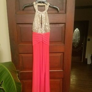 Morgan Company Pretty Pink Prom Dress